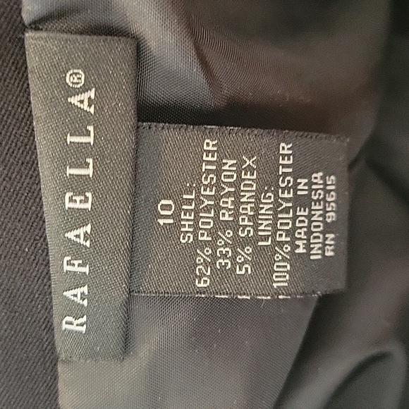 Rafaella Black Pencil Skirt Size 10 - Picture 2 of 4